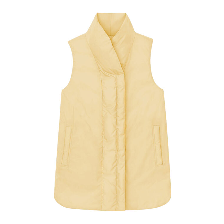 Reversible Shawl Collar Down Vest image number null