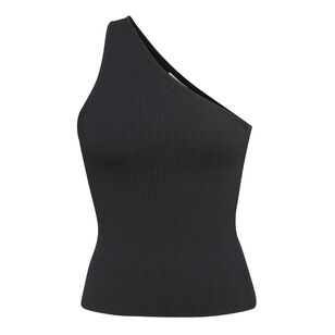 One Shoulder Instasculpt Rib Top