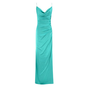 Hope Sleeveless Cowl Neck Satin Gown