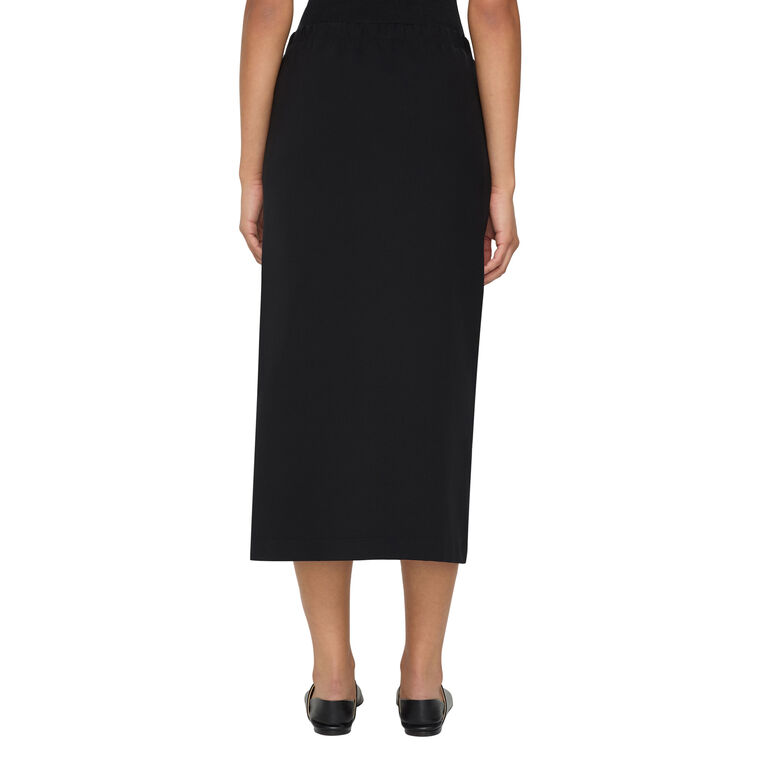 Scuba Straight Midi Skirt image number null