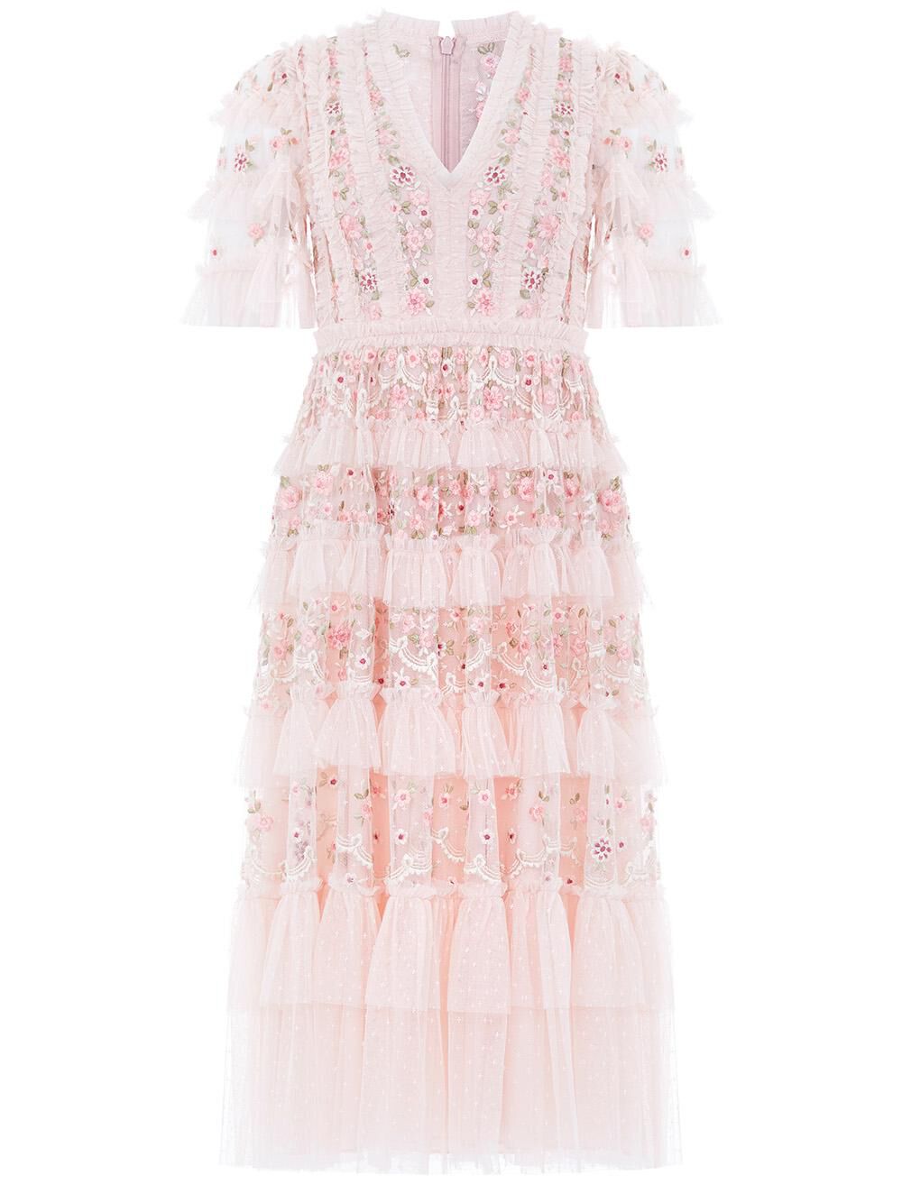 Calathea Ruffle Midaxi Dress