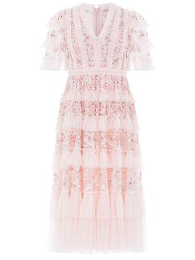 Calathea Ruffle Midaxi Dress