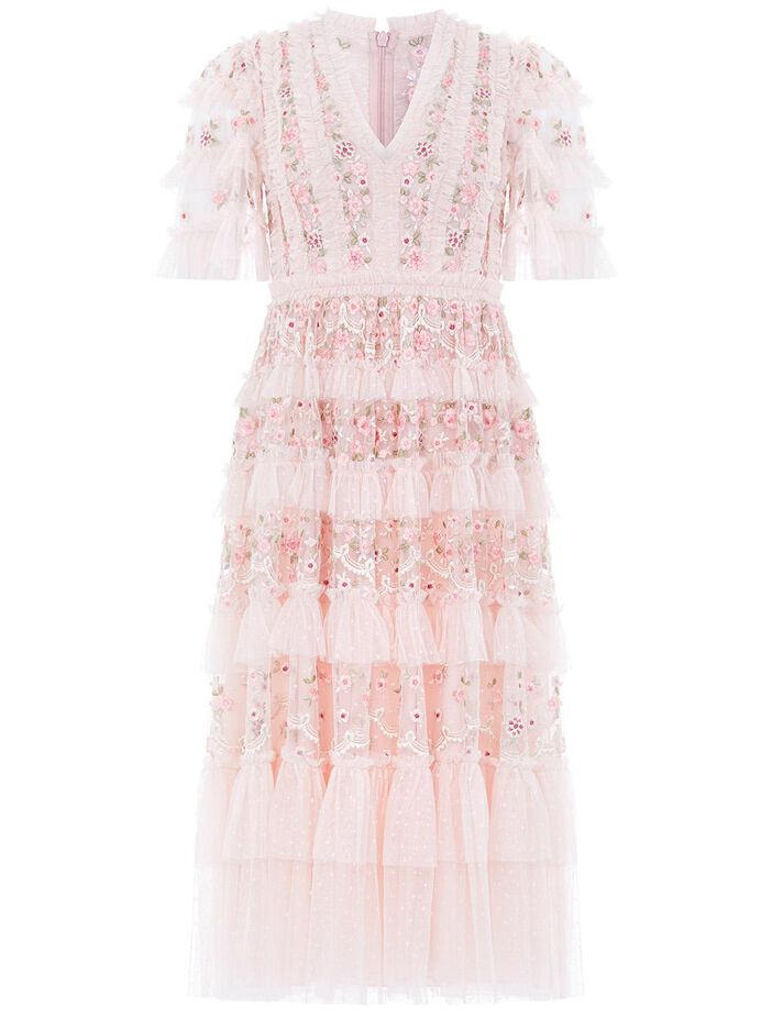 Calathea Ruffle Midaxi Dress image number null