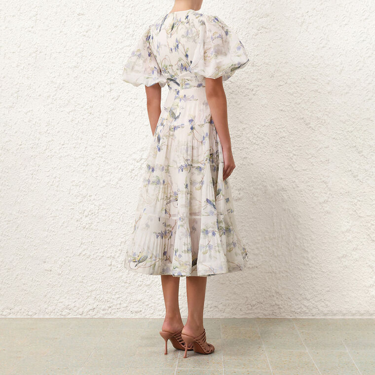 Pleated Midi Dress image number null
