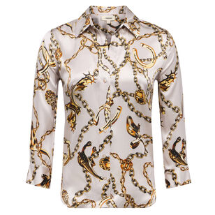 Dani 3/4 Sleeve Silk Blouse