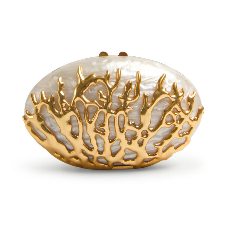 Dylan Coral Detail Clutch image number null