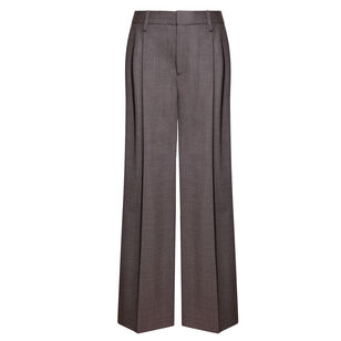Roxana Low Rise Pleated Straight-Leg Trouser