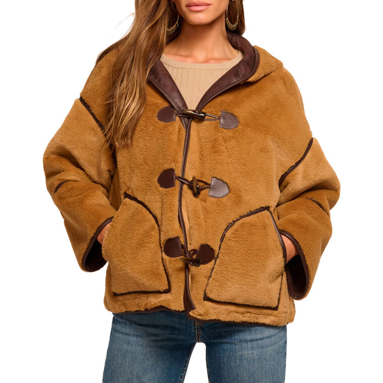Lucy Faux Fur Reversible Coat image number null