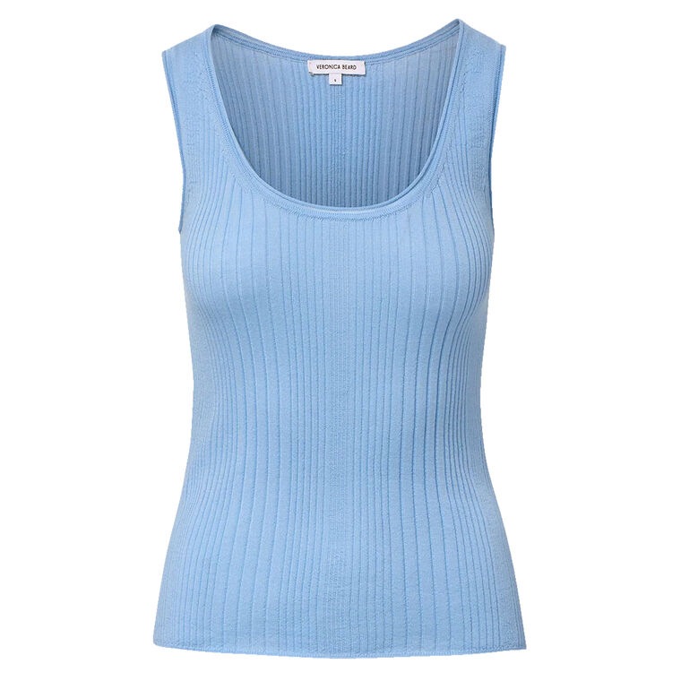 Birke Ribbed Merino Wool Knit Tank Top image number null