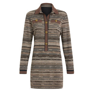 Maria Houndstooth Mini Dress