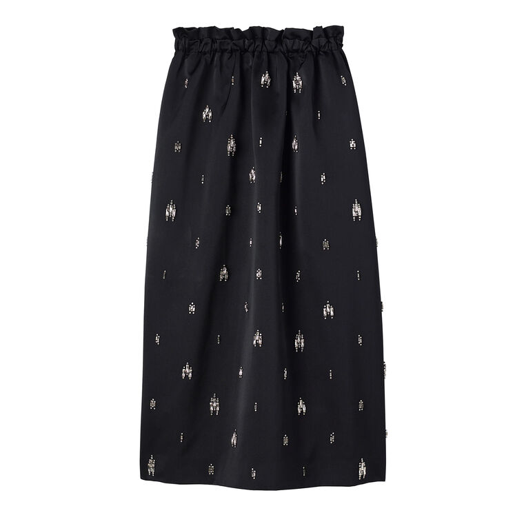 Alexia Embellished Midi Skirt image number null