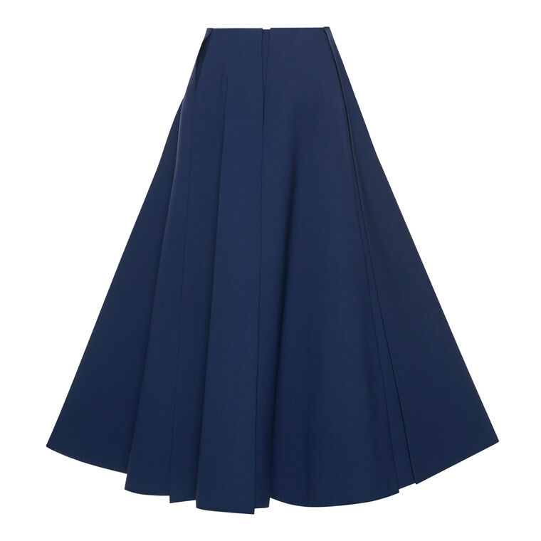 Pleated Midi Skirt image number null
