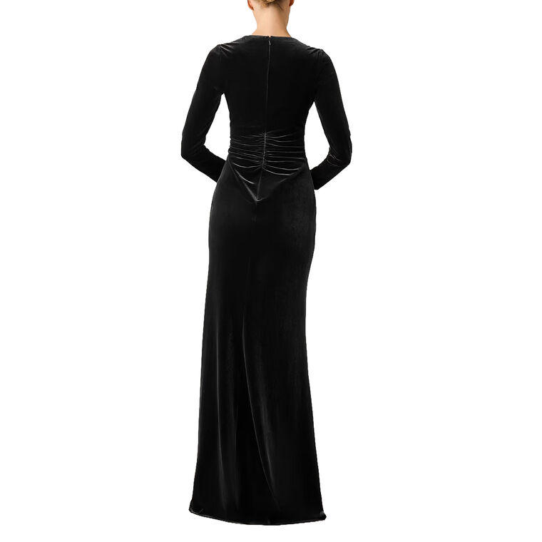 Velvet Surplus Bodice Gown image number null