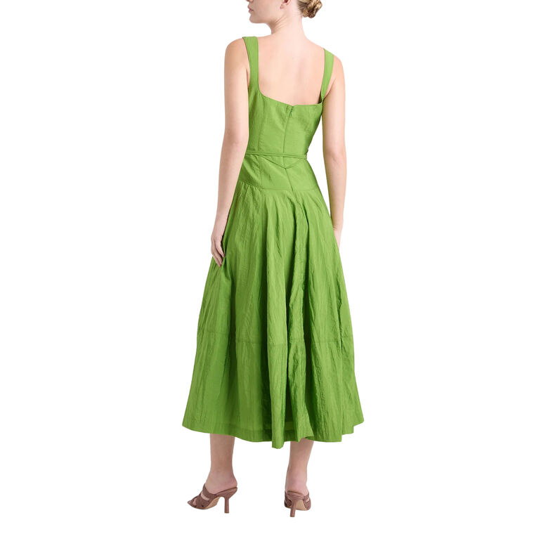 Flower Joisian Sleeveless Midi Dress image number null