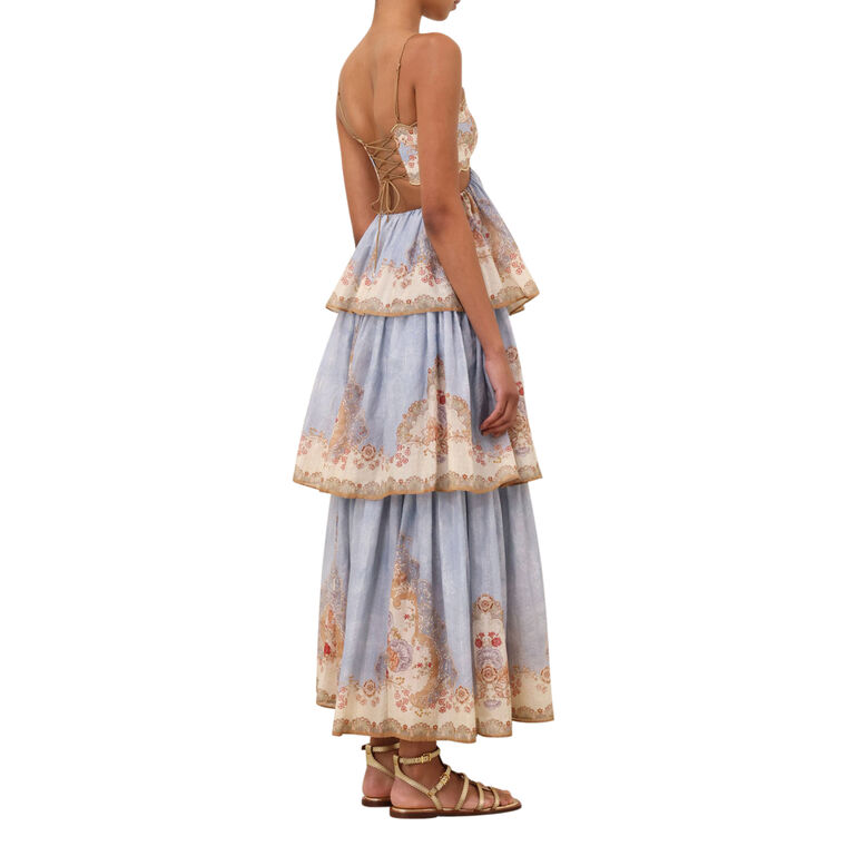 Daylight Sleeveless Tiered Maxi Dress image number null