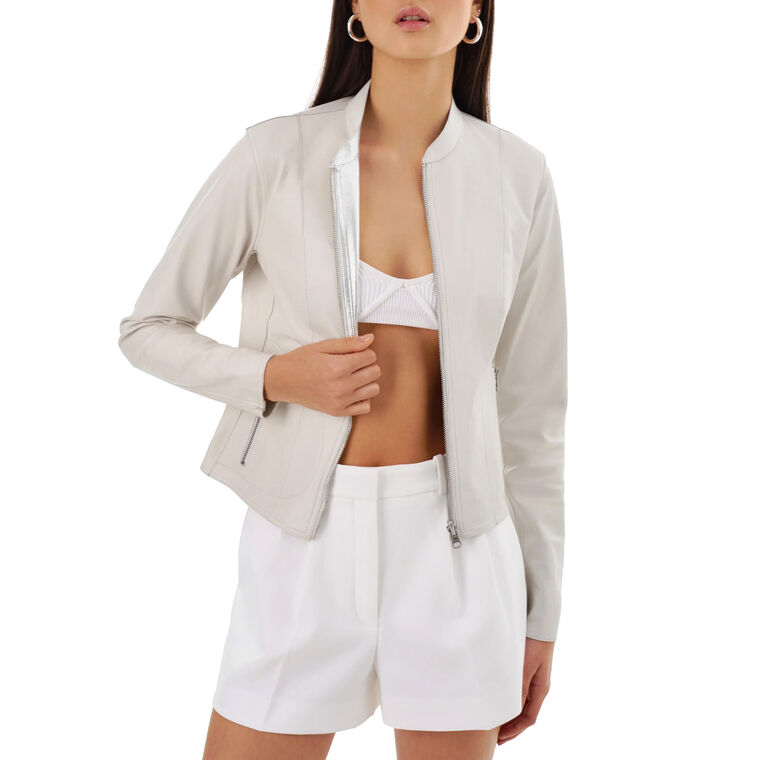 Chapin Reversible Leather Jacket image number null