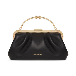 Frame Crescent Bar Top Handle Clutch