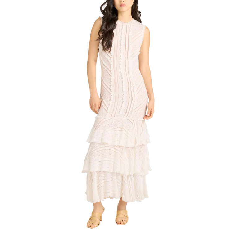 Maceio Sleeveless Lace Midi Dress image number null