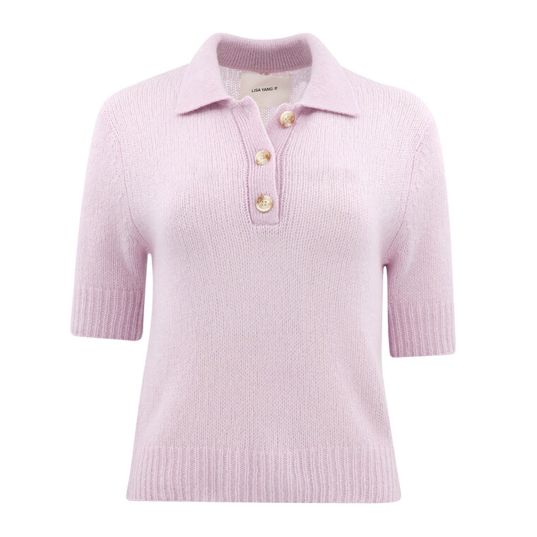 Masy Collared Cashmere-Silk Blend Sweater image number null