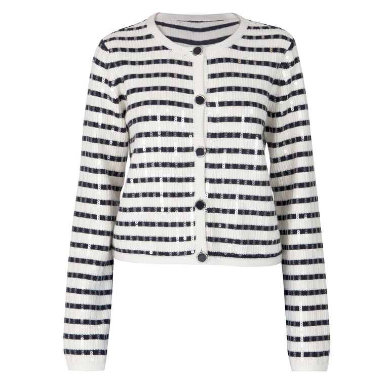 Nebula Sequin Cardigan image number null