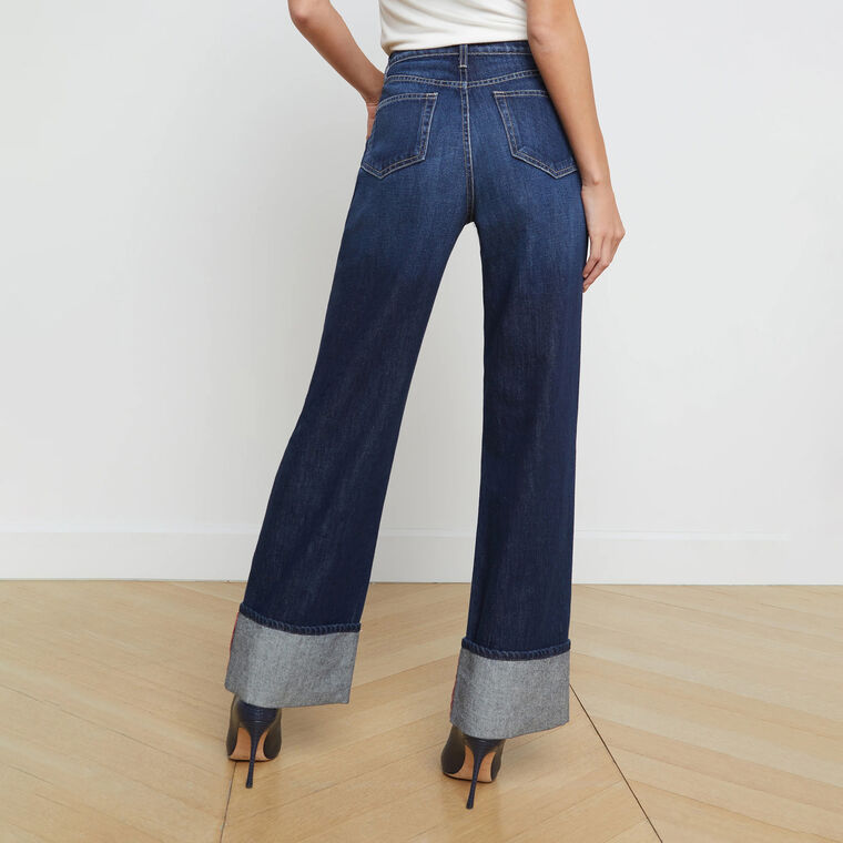 Miley Ultra High Rise Cuffed Jean image number null