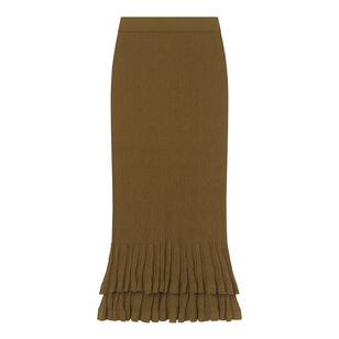 Lexi Fine Cotton Knit Midi Skirt