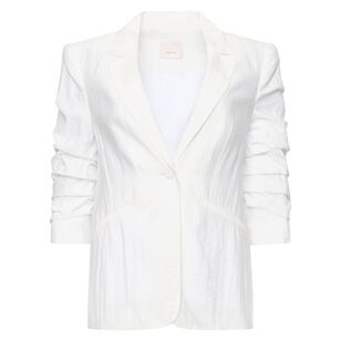 Tumbled Woven Khloe Blazer