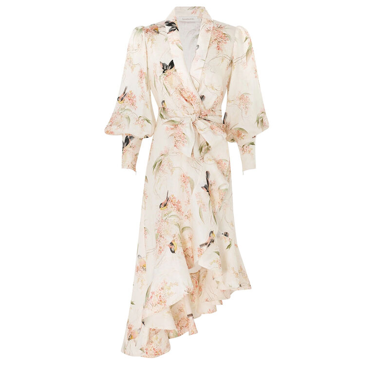 Wrap Midi Dress image number null