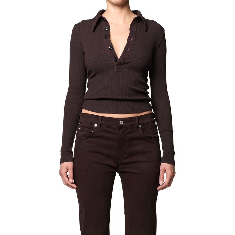 Long Sleeve 60s Polo image number null