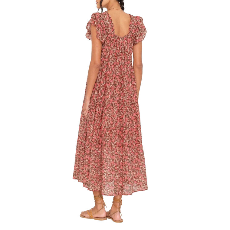 Jaynie Short Sleeve Midi Dress image number null