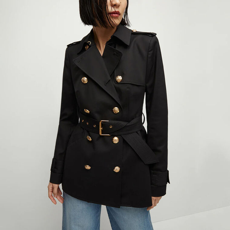 Veronica Beard Angelique Dickey Cropped Trench Tootsies