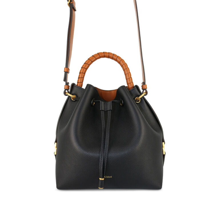 Marcie Leather Bucket Bag image number null