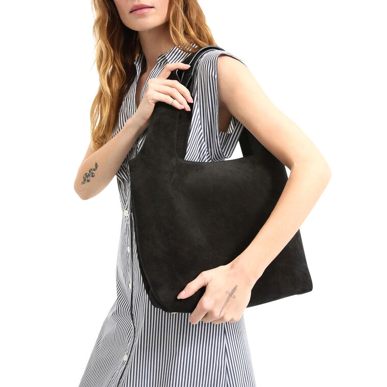 Suede Sling Bag image number null