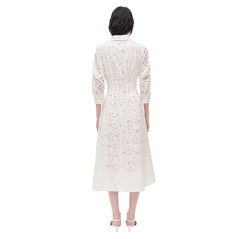 Jazz Embroidered Midi Shirt Dress image number null