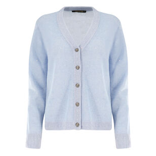 Anthia Metallic Knit Cardigan