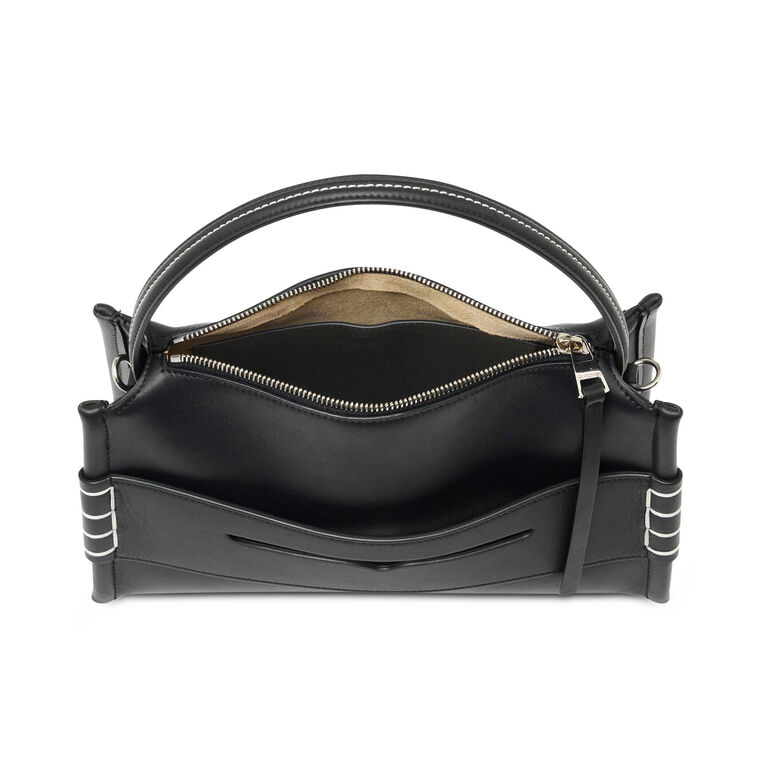 Loafer Leather Shoulder Bag image number null