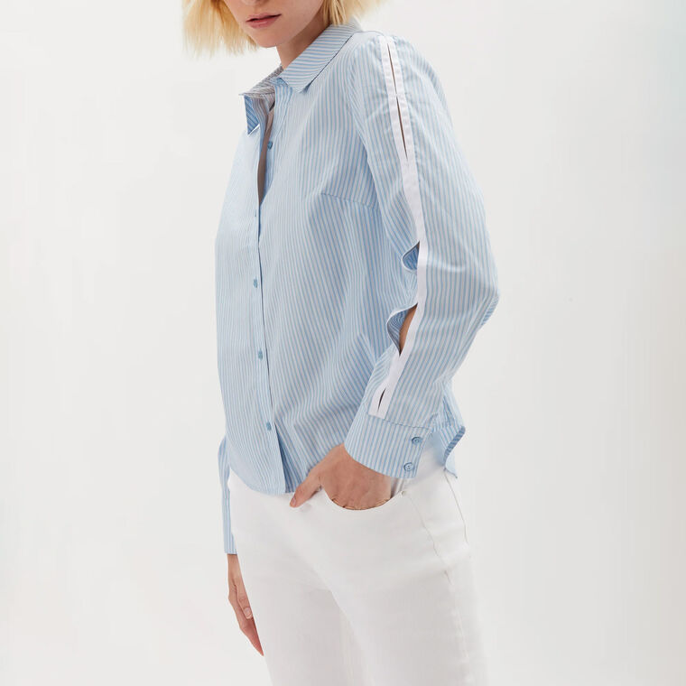 Davis Shirt With Twill Tape Detail image number null