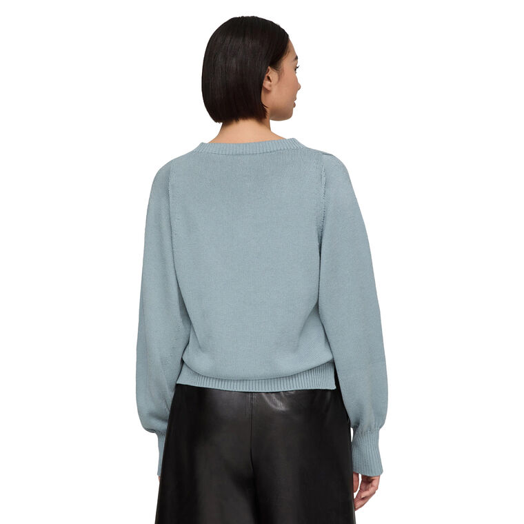 V-Neck Raglan Sleeve Sweater image number null