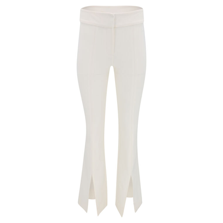 Maeve Slit Hem Flare Trouser image number null