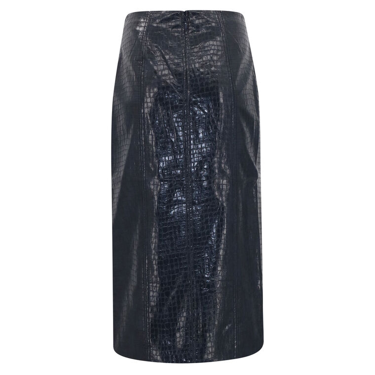 Salma Vegan Leather Skirt image number null