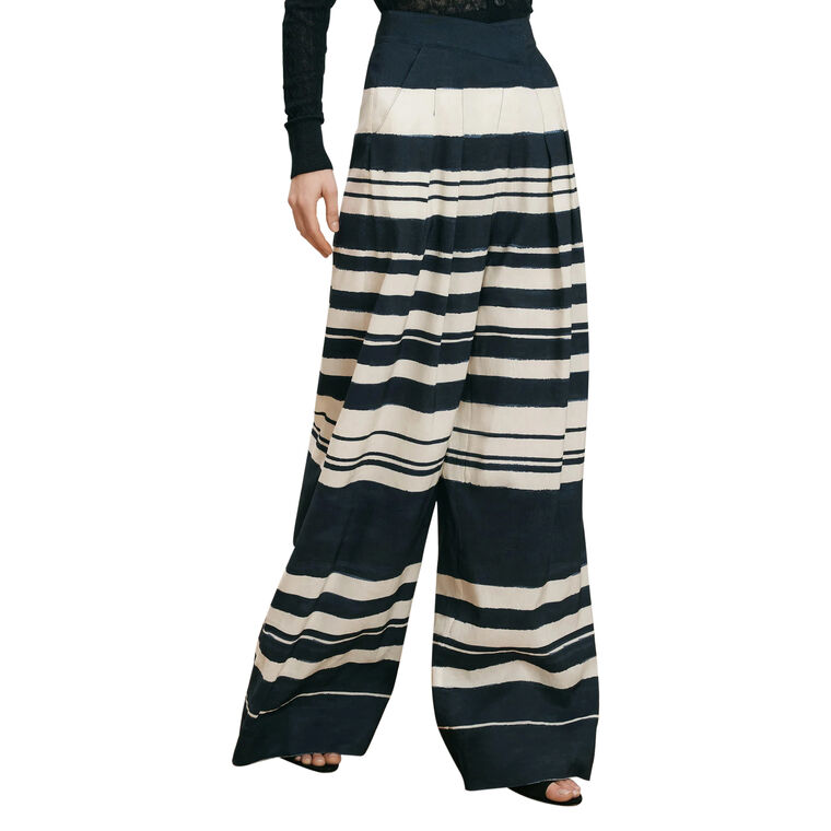 Heron Crossover Waistband Extra Wide-Leg Pant image number null