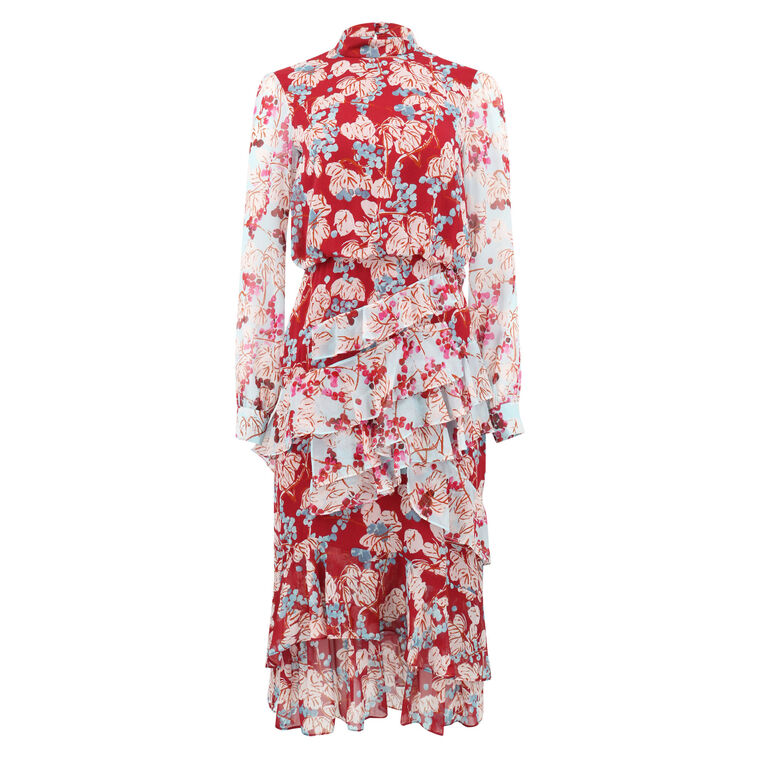 Isa Ruffle Dress image number null