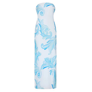 Vera Satin Floral Maxi Dress