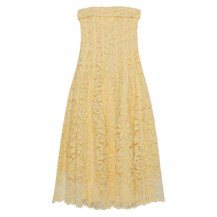 Imogen Lace Bustier Midi Dress image number null