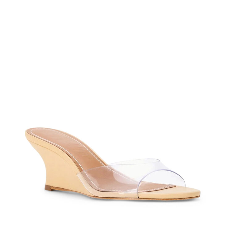 Brigitte PVC Wedge Mule image number null