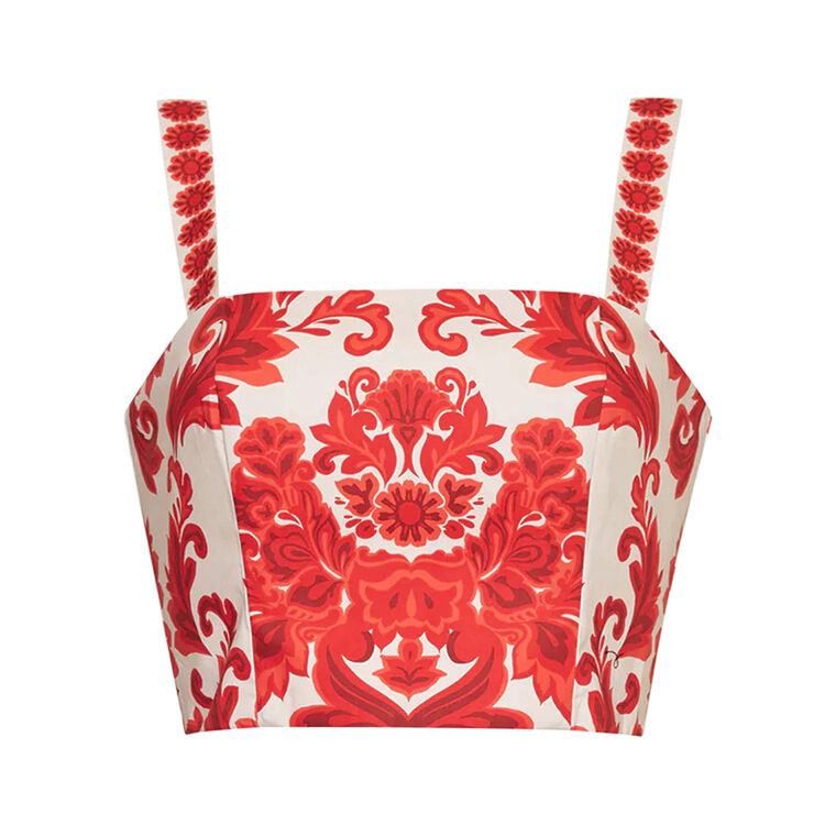 Helena Sleeveless Crop Top image number null