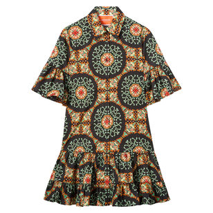 Choux Cotton Poplin Mini Dress