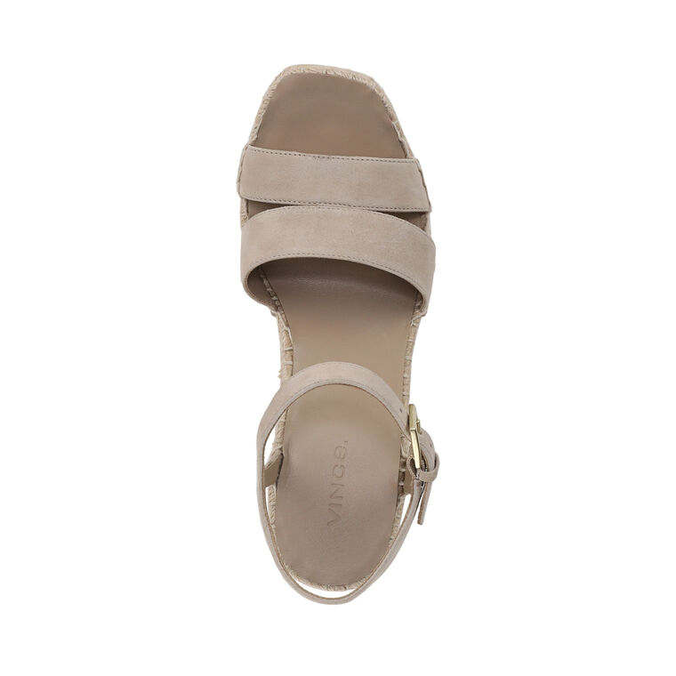 Gwen Suede Espadrille Wedge Sandal image number null