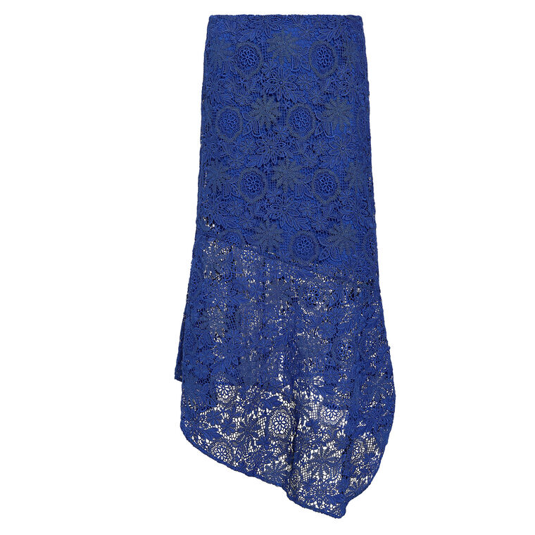 Casey Floral Lace Midi Skirt image number null