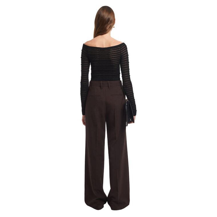 Hudson Semi-Sheer Long Sleeve Top image number null
